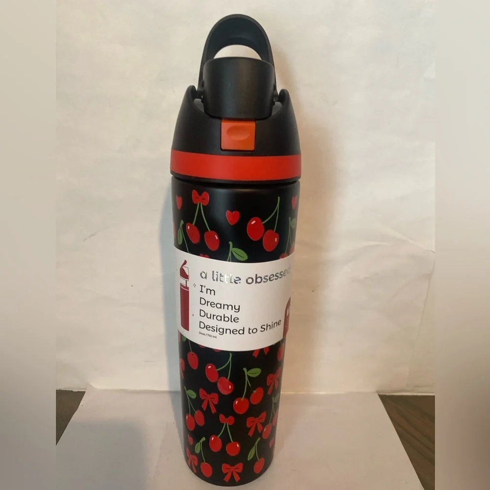 Black Cherry Stainless Water Bottle